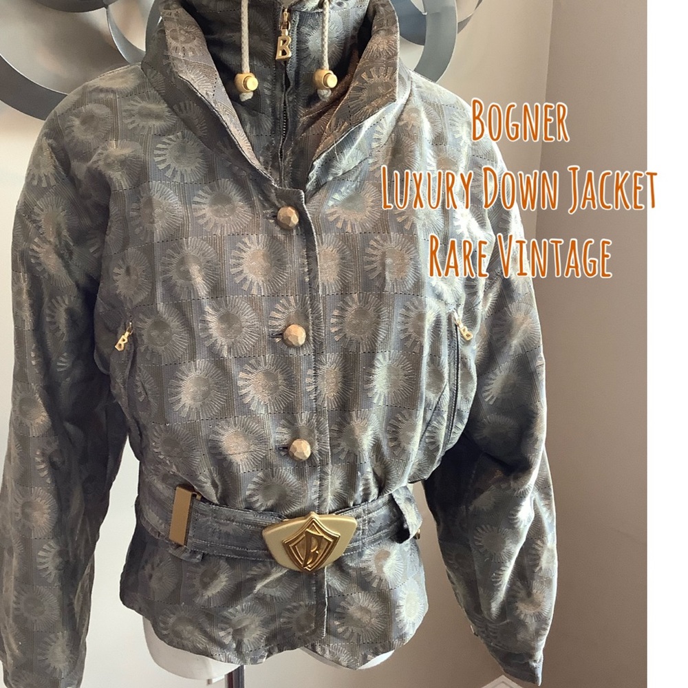 Rare Vintage Bogner Luxury Down Jacket VTG